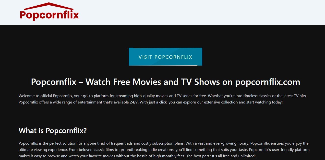 Popcornflix Poster